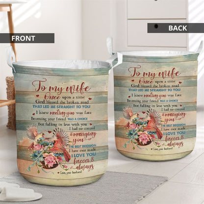 Mother's Day Laundry Basket, I Love You Forever And Always 2 Laundry Basket, Mother's Day Gift, Storage Basket For Mom