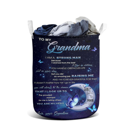 Mother's Day Laundry Basket, I'M A Strong Man Laundry Basket, Mother's Day Gift, Storage Basket For Mom