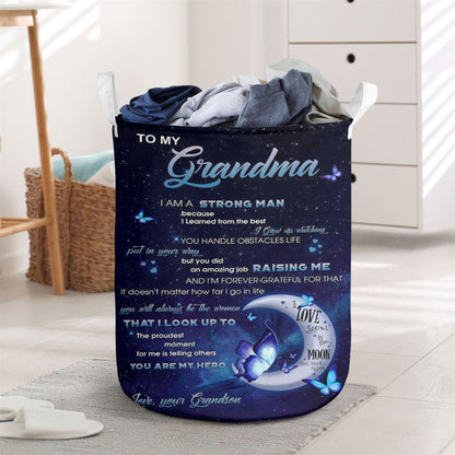 Mother's Day Laundry Basket, I'M A Strong Man Laundry Basket, Mother's Day Gift, Storage Basket For Mom