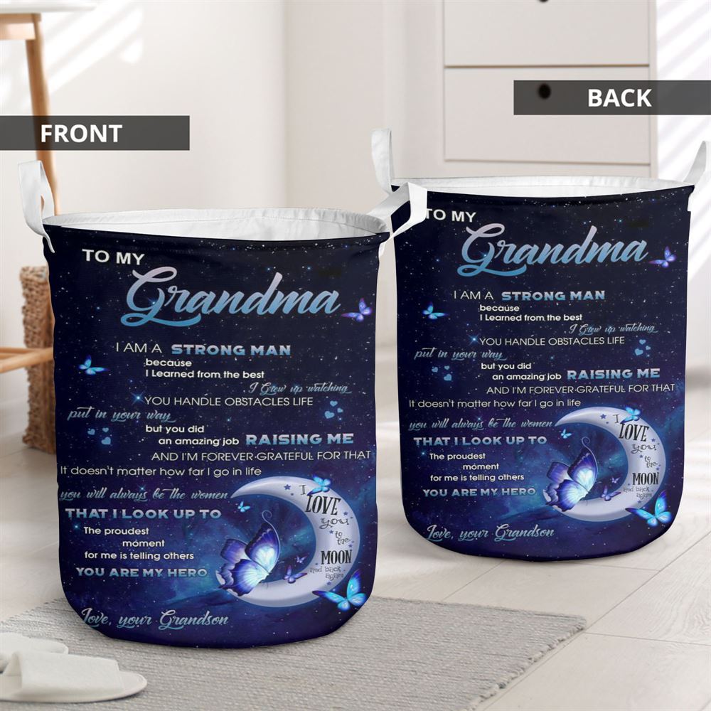 Mother's Day Laundry Basket, I'M A Strong Man Laundry Basket, Mother's Day Gift, Storage Basket For Mom