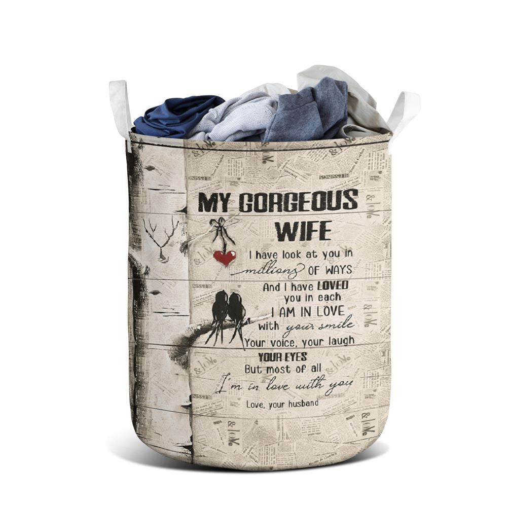 Mother's Day Laundry Basket, I'M In Love With You Laundry Basket, Mother's Day Gift, Storage Basket For Mom