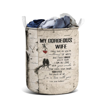 Mother's Day Laundry Basket, I'M In Love With You Laundry Basket, Mother's Day Gift, Storage Basket For Mom