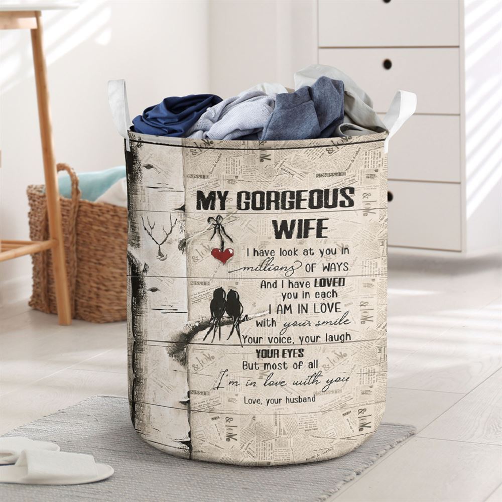 Mother's Day Laundry Basket, I'M In Love With You Laundry Basket, Mother's Day Gift, Storage Basket For Mom