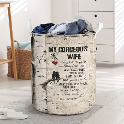 Mother's Day Laundry Basket, I'M In Love With You Laundry Basket, Mother's Day Gift, Storage Basket For Mom