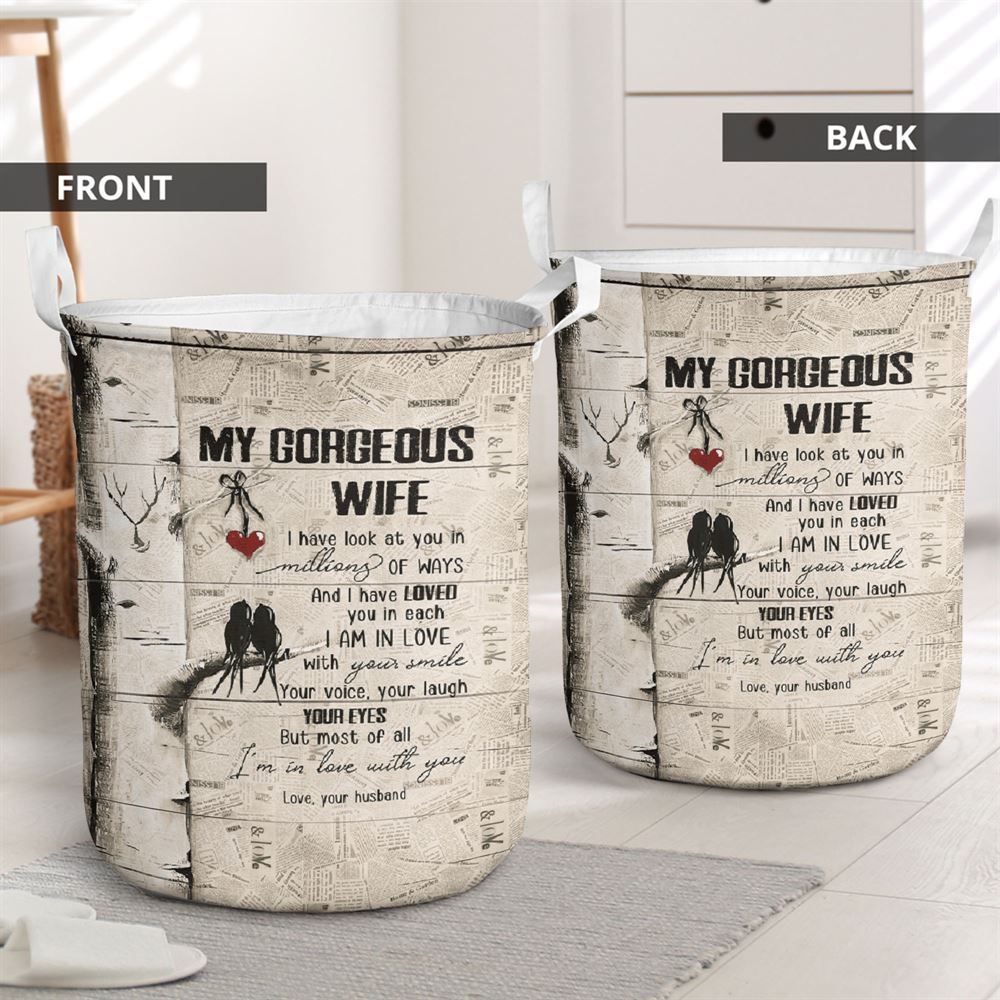 Mother's Day Laundry Basket, I'M In Love With You Laundry Basket, Mother's Day Gift, Storage Basket For Mom