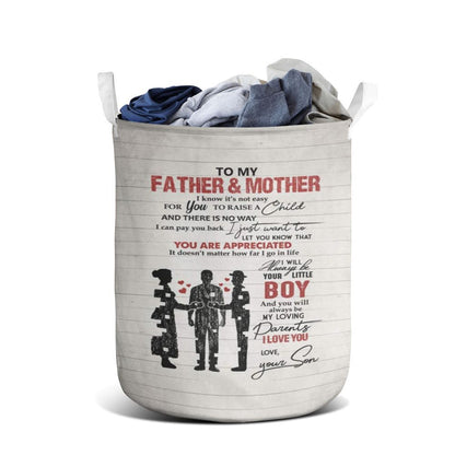 Mother's Day Laundry Basket, Laundry Basket Motivational To My Mother And Father, Mother's Day Gift, Storage Basket For Mom