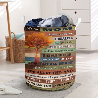 Mother's Day Laundry Basket, Mom Laundry Basket To My Mom Mother Day Gift Idea Laundry Basket, Mother's Day Gift, Storage Basket For Mom