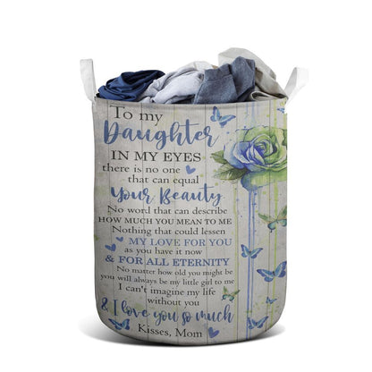 Mother's Day Laundry Basket, Mom To Daughter - I Love You So Much Laundry Basket, Mother's Day Gift, Storage Basket For Mom