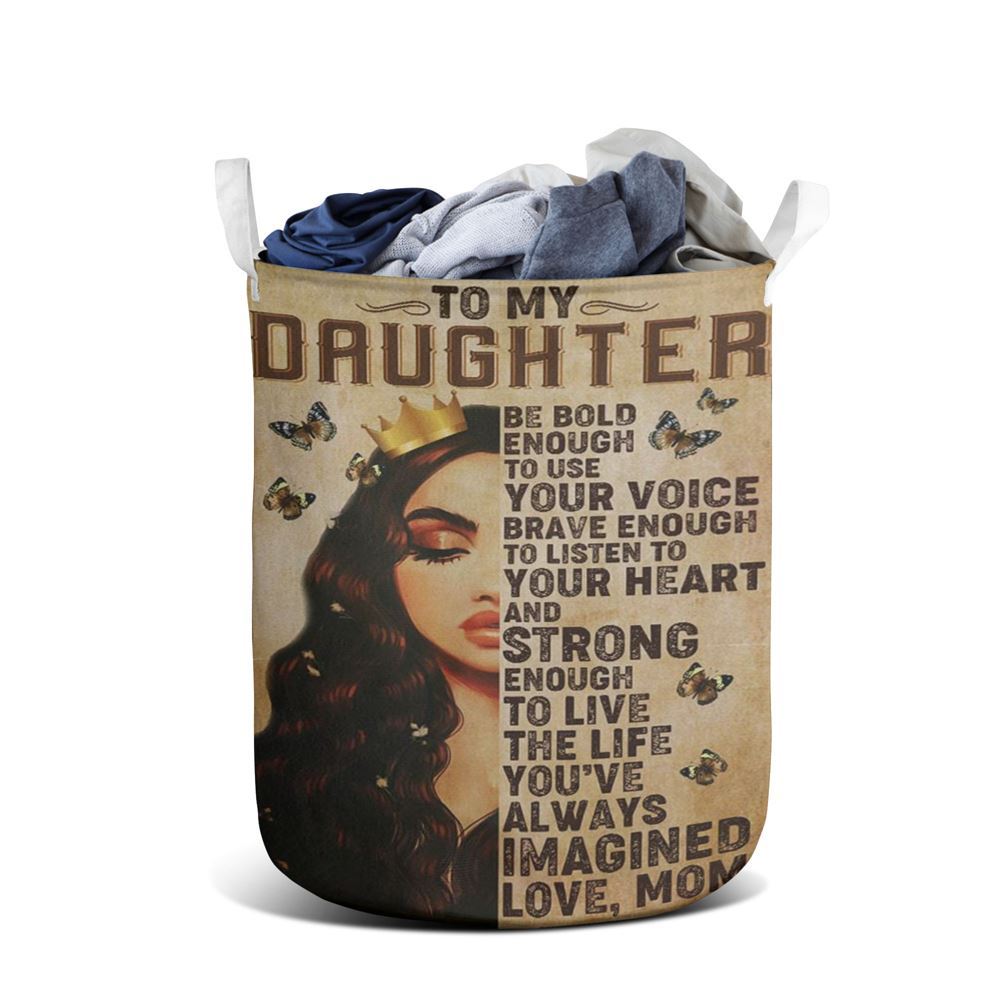 Mother's Day Laundry Basket, Mom To Daughter Laundry Basket, Mother's Day Gift, Storage Basket For Mom