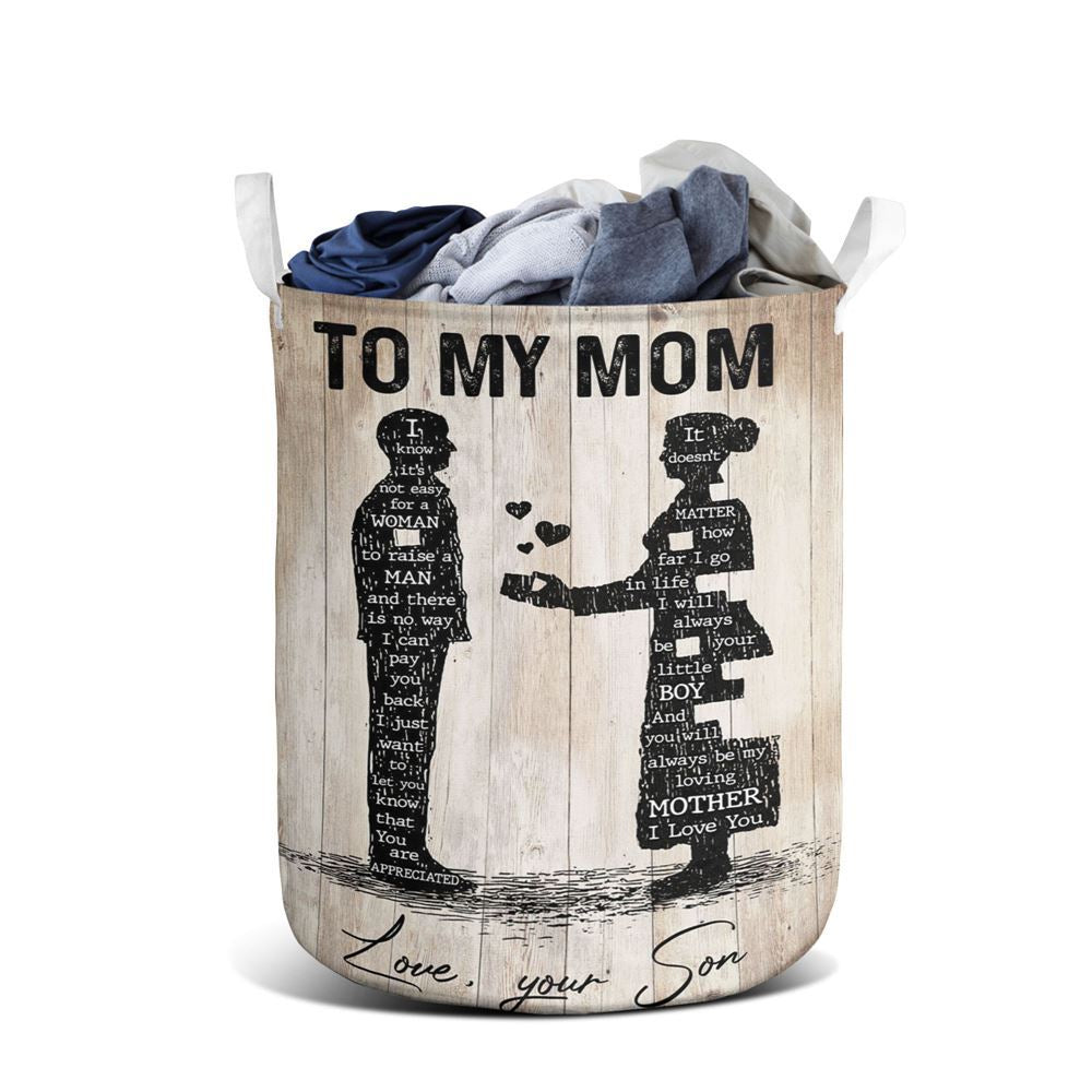 Mother's Day Laundry Basket, Mom You'Re Appreciated Laundry Basket, Mother's Day Gift, Storage Basket For Mom