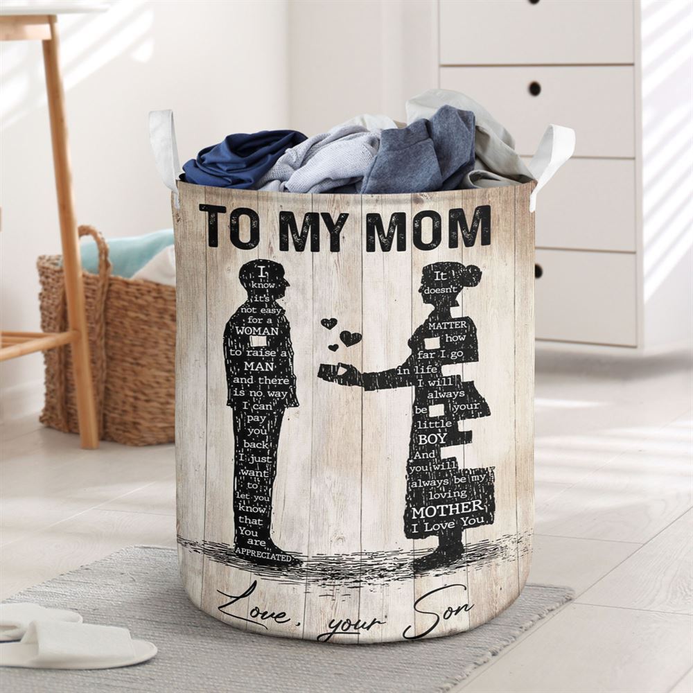 Mother's Day Laundry Basket, Mom You'Re Appreciated Laundry Basket, Mother's Day Gift, Storage Basket For Mom