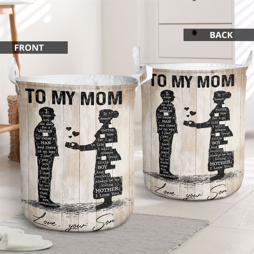 Mother's Day Laundry Basket, Mom You'Re Appreciated Laundry Basket, Mother's Day Gift, Storage Basket For Mom