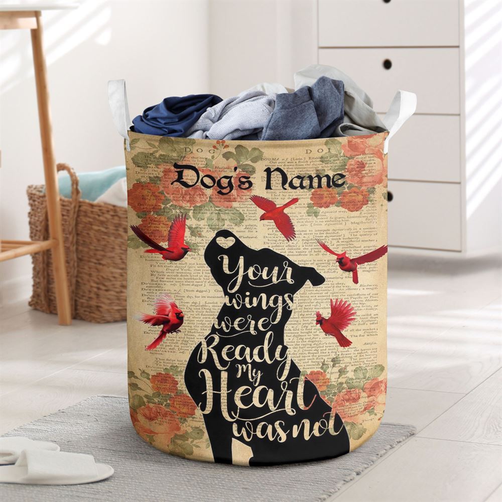 Mother's Day Laundry Basket, Pit Bull My Heart Laundry Basket, Mother's Day Gift, Storage Basket For Mom