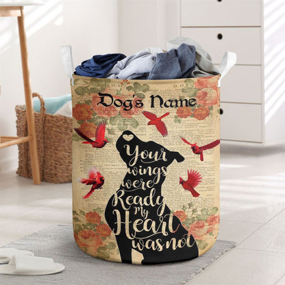 Mother's Day Laundry Basket, Pit Bull My Heart Laundry Basket, Mother's Day Gift, Storage Basket For Mom