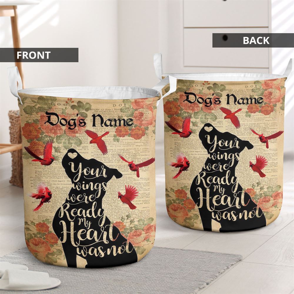 Mother's Day Laundry Basket, Pit Bull My Heart Laundry Basket, Mother's Day Gift, Storage Basket For Mom