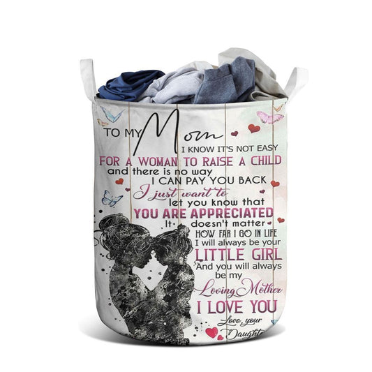 Mother's Day Laundry Basket, To My Mom If I Could Give You One Thing Mother's Day Laundry Basket, Mother's Day Gift, Storage Basket For Mom