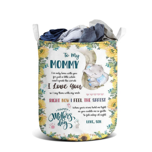 Mother's Day Laundry Basket, To My Mommy I Love You Laundry Basket, Mother's Day Gift, Storage Basket For Mom