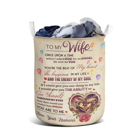 Mother's Day Laundry Basket, To My Wife Laundry Basket, Mother's Day Gift, Storage Basket For Mom