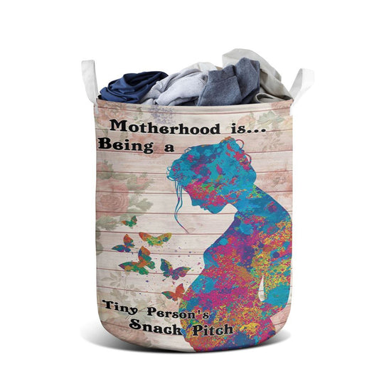 Mother's Day Laundry Basket, Vintage Rose Butterfly Mama Laundry Basket, Mother's Day Gift, Storage Basket For Mom