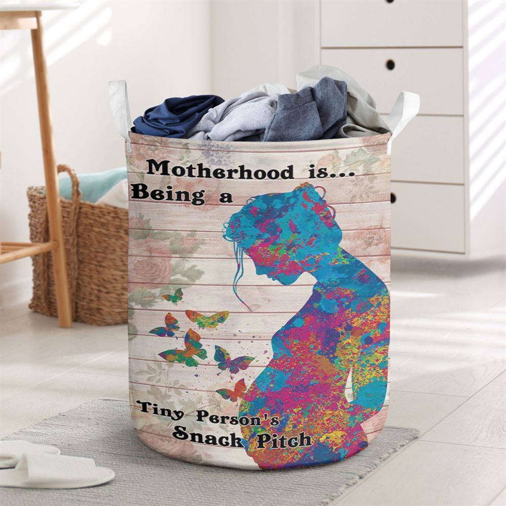 Mother's Day Laundry Basket, Vintage Rose Butterfly Mama Laundry Basket, Mother's Day Gift, Storage Basket For Mom