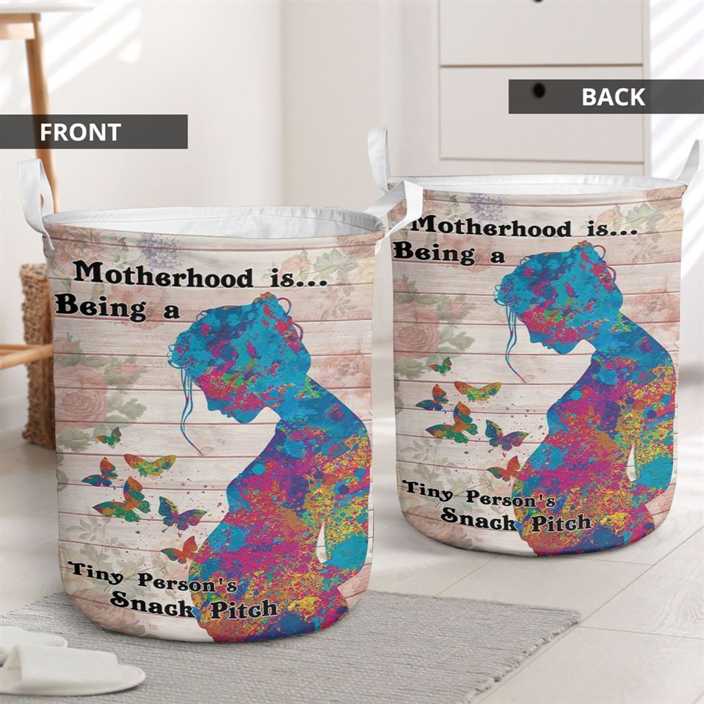 Mother's Day Laundry Basket, Vintage Rose Butterfly Mama Laundry Basket, Mother's Day Gift, Storage Basket For Mom