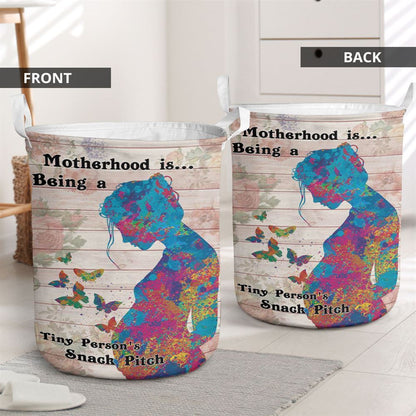 Mother's Day Laundry Basket, Vintage Rose Butterfly Mama Laundry Basket, Mother's Day Gift, Storage Basket For Mom