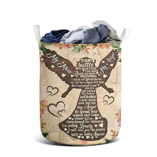 Mother's Day Laundry Basket, Your Battle Is Now Over Laundry Basket, Mother's Day Gift, Storage Basket For Mom
