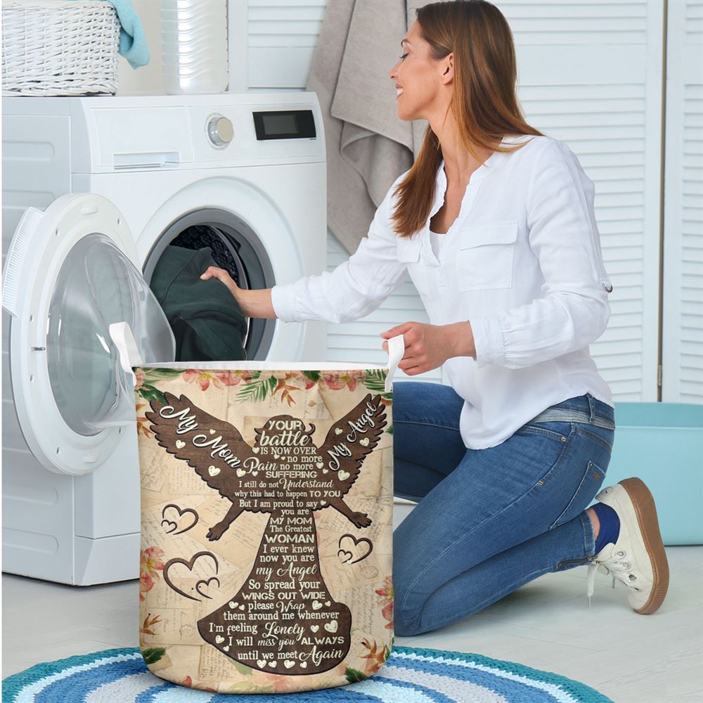 Mother's Day Laundry Basket, Your Battle Is Now Over Laundry Basket, Mother's Day Gift, Storage Basket For Mom