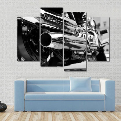 Motorcycle Canvas Wall Art Decor