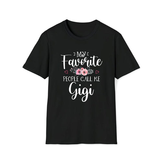 My Favorite People Call Me Gigi Shirt Floral Mother's Day Premium T Shirt, Mother's Day Premium T Shirt, Mother's Day Gift, Mom Shirt
