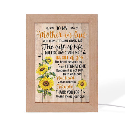 My Mother-In-Law Frame Lamp, Mother's Day Night Light, Best Mom Ever, Gift For Mom