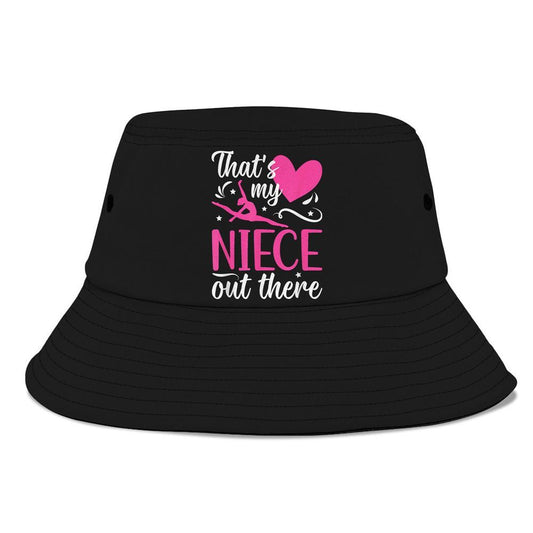 My Niece Gymnastics Aunt Of A Gymnast Auntie Bucket Hat, Mother's Day Bucker Hat, Mother's Day Gift, Women's Sun Hats