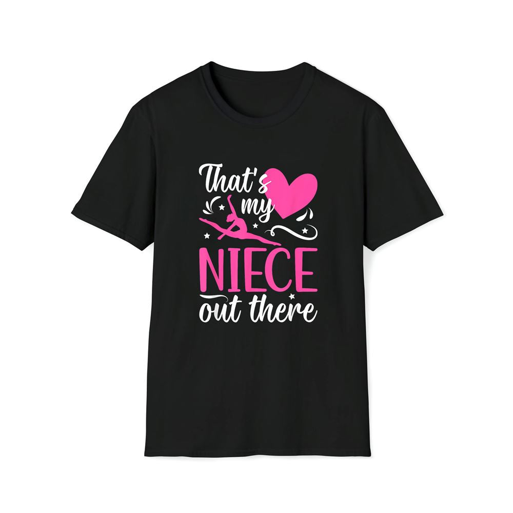My Niece Gymnastics Aunt Of A Gymnast Auntie Premium T Shirt, Mother's Day Premium T Shirt, Mother's Day Gift, Mom Shirt