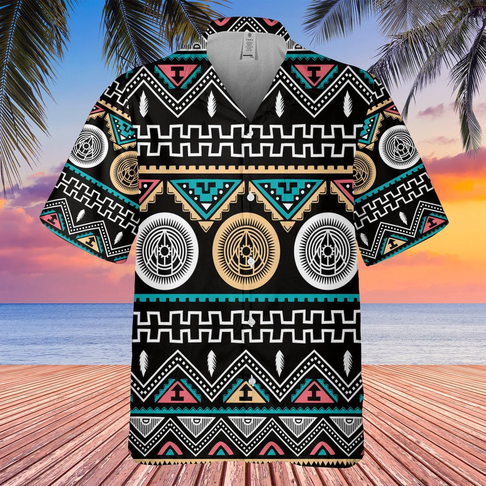Native American Hawaiian Shirt, A Place For Family Gatherings Filled With Art Hawaiian Shirt, Native Pattern Shirt