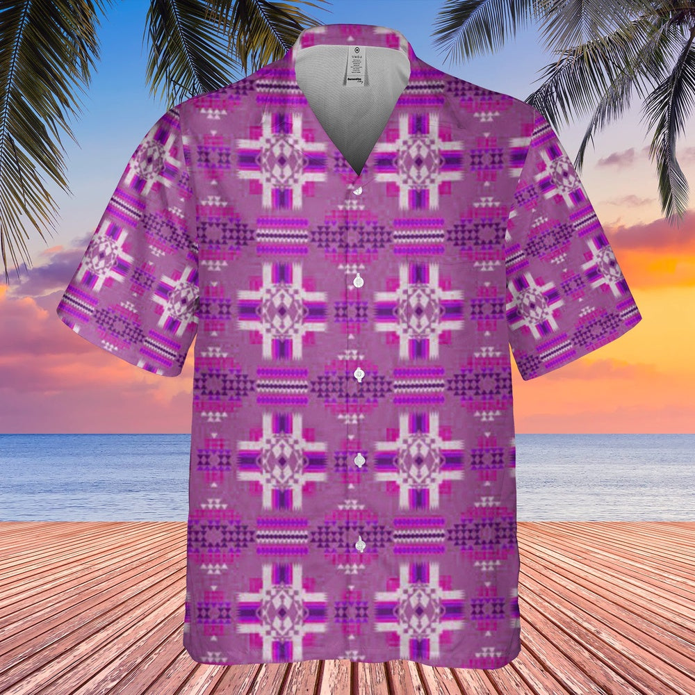 Native American Hawaiian Shirt, Aloha Vibes Hawaiian Shirt, Native Pattern Shirt