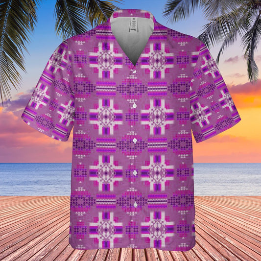 Native American Hawaiian Shirt, Aloha Vibes Hawaiian Shirt, Native Pattern Shirt