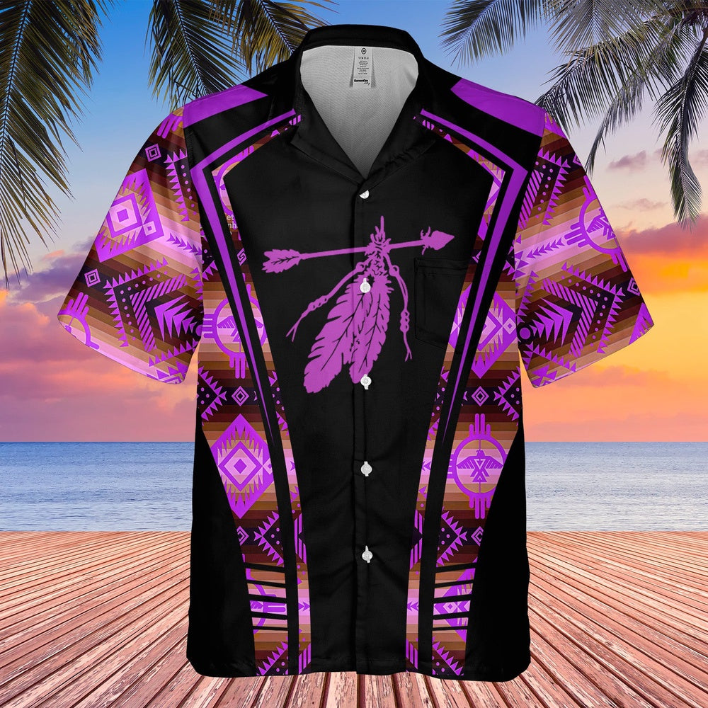 Native American Hawaiian Shirt, Attract All Eyes Hawaiian Shirt, Native Pattern Shirt