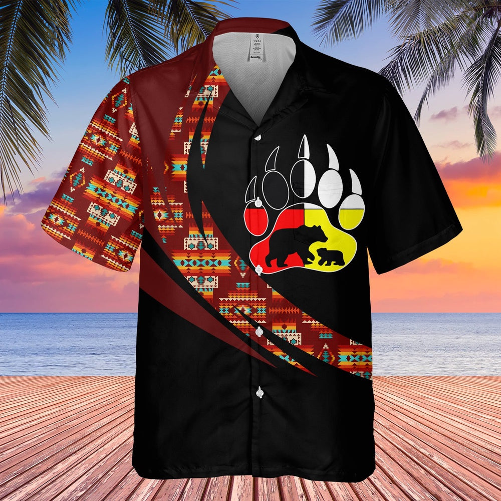 Native American Hawaiian Shirt, Attract Good Fortune Hawaiian Shirt, Native Pattern Shirt
