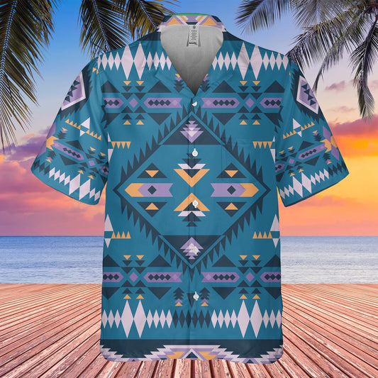 Native American Hawaiian Shirt, Bring An Artistic Touch To Your Home With Patterned Artwork Hawaiian Shirt, Native Pattern Shirt