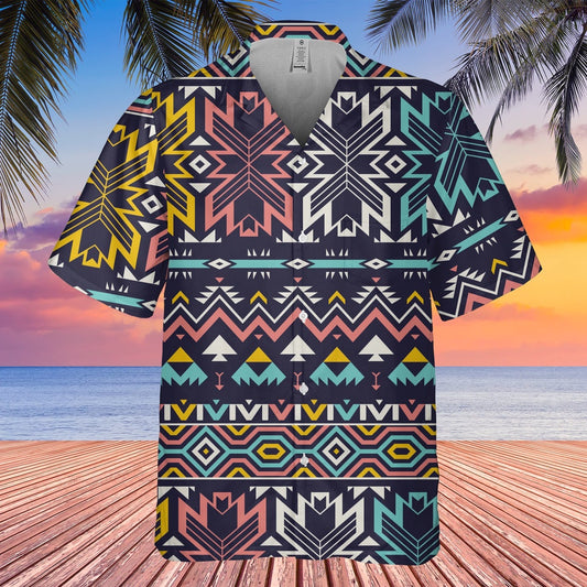Native American Hawaiian Shirt, Bring Joy And Cuteness To Your Surroundings Hawaiian Shirt, Native Pattern Shirt