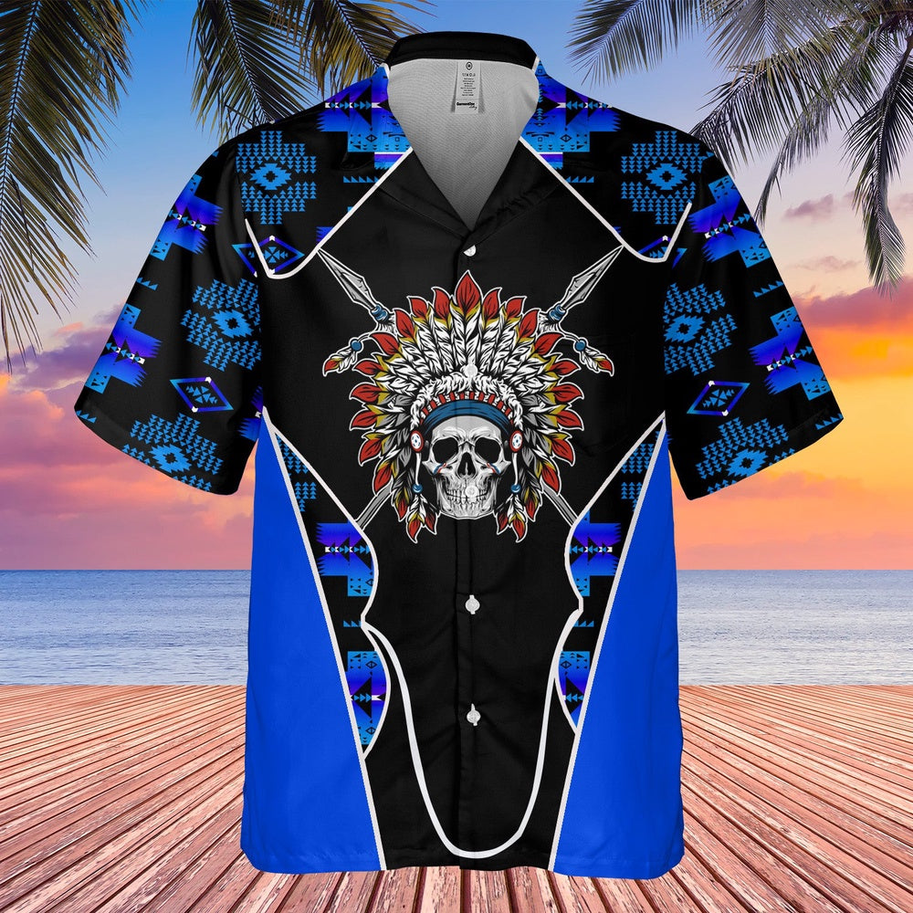 Native American Hawaiian Shirt, Call Of The Storm Hawaiian Shirt, Native American Chief Shirt, Native Pattern Shirt