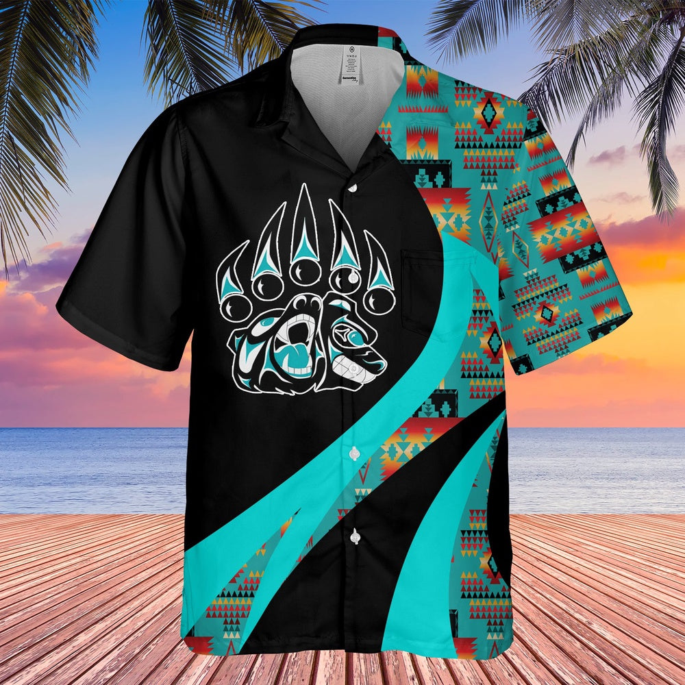Native American Hawaiian Shirt, Challenge All Limits Hawaiian Shirt, Native Pattern Shirt