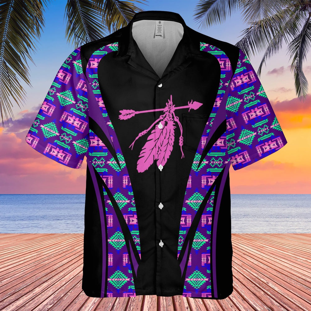 Native American Hawaiian Shirt, Connect With The Spiritual World Hawaiian Shirt, Native Pattern Shirt