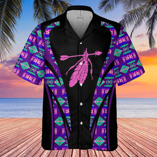 Native American Hawaiian Shirt, Connect With The Spiritual World Hawaiian Shirt, Native Pattern Shirt