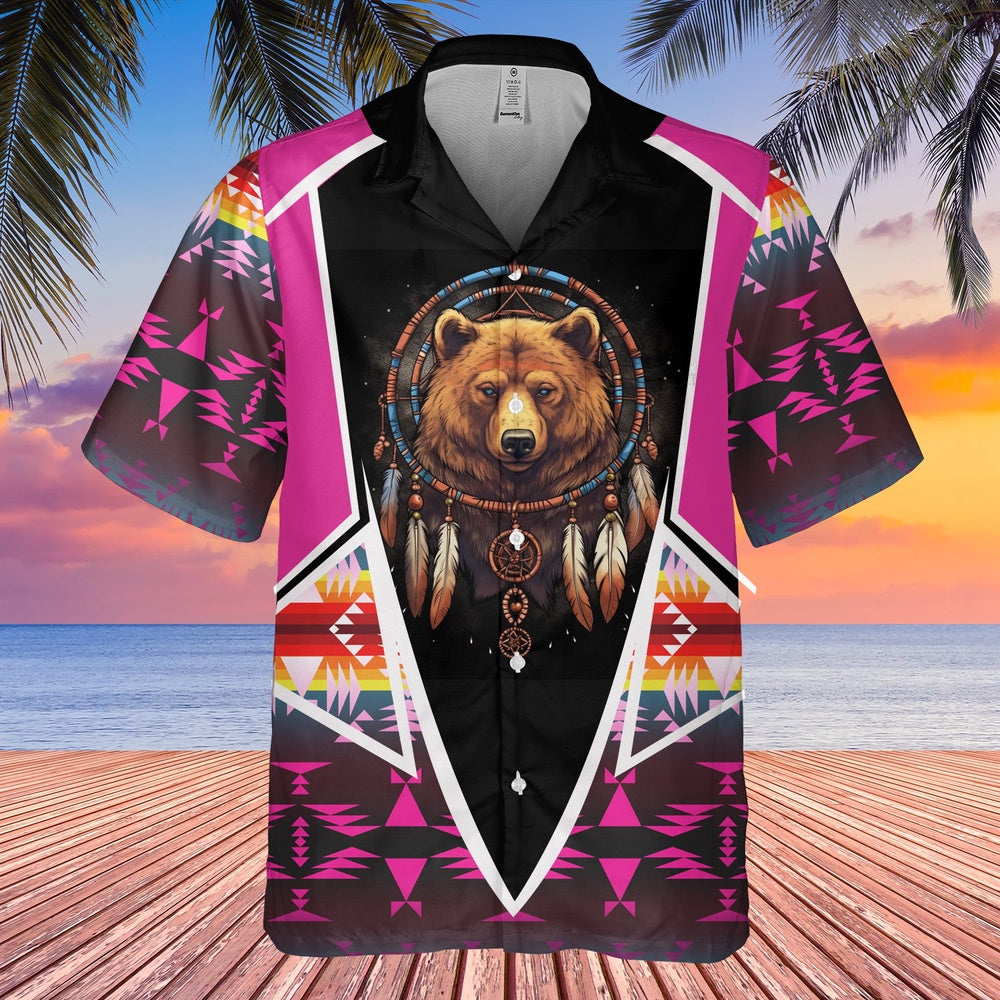 Native American Hawaiian Shirt, Educate Children Learn About Bears Hawaiian Shirt, Native Pattern Shirt
