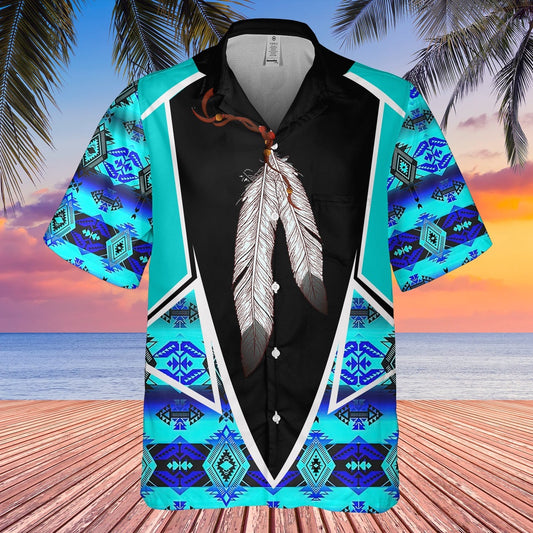 Native American Hawaiian Shirt, Elevate Your Style Hawaiian Shirt, Native Pattern Shirt