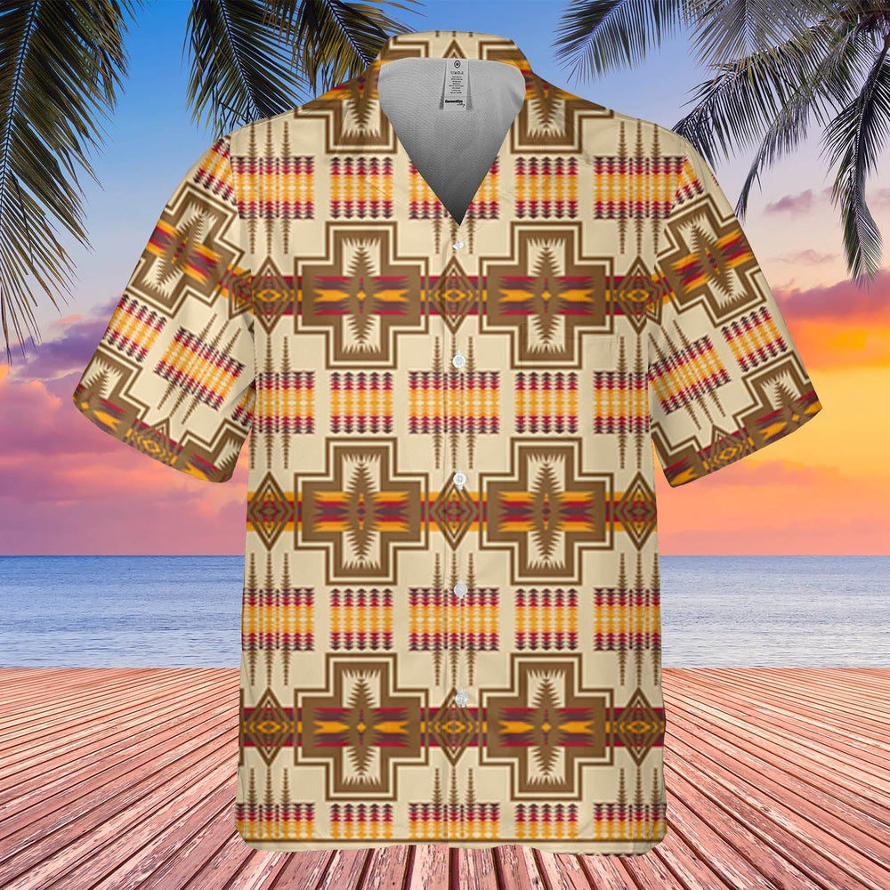 Native American Hawaiian Shirt, Enchantment Patterns Hawaiian Shirt, Native Pattern Shirt