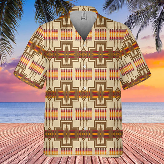 Native American Hawaiian Shirt, Enchantment Patterns Hawaiian Shirt, Native Pattern Shirt