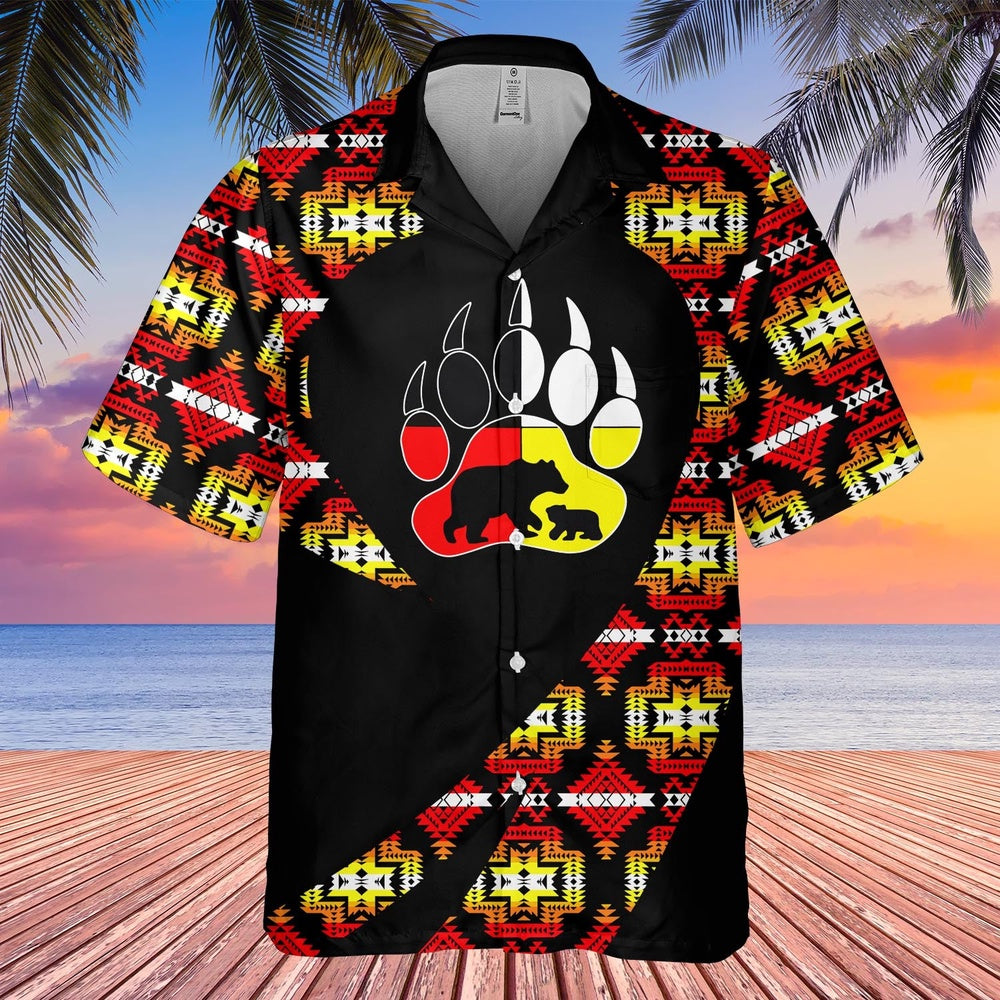 Native American Hawaiian Shirt, Experience The Wild Hawaiian Shirt, Native Pattern Shirt