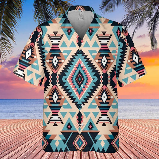 Native American Hawaiian Shirt, Express Your Unique Style Hawaiian Shirt, Native Pattern Shirt